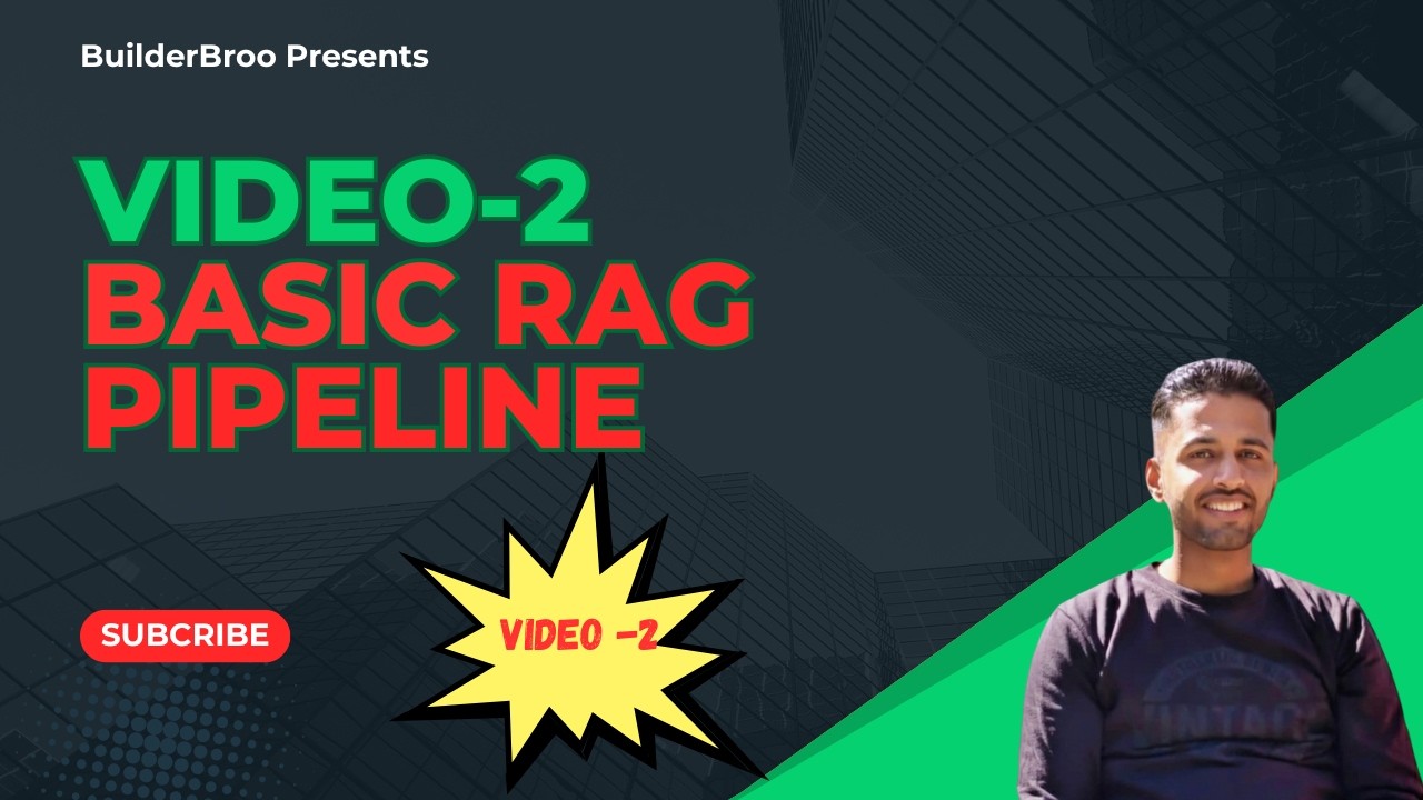 Basic RAG Pipeline Advanced RAG Series thumbnail